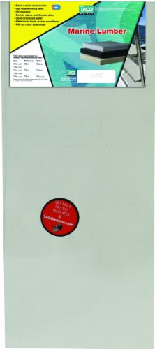 TACO METALS236-P102512WHA271 1/4 X 12 X 27 WHITE STARBOARD