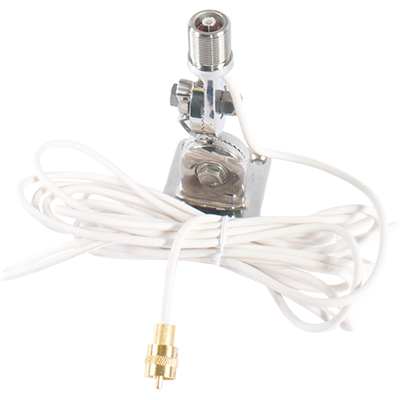SHAKESPEARE SHA-QCM-SR QuickConnect SS Rail Mount w/ cable