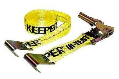 Hampton Products KPR04627 Keeper 04627 2 x 30' Ratchet Tie-Down, Flat Hks., 3,333 lbs. WLL (10,000 lbs. brk strngth)