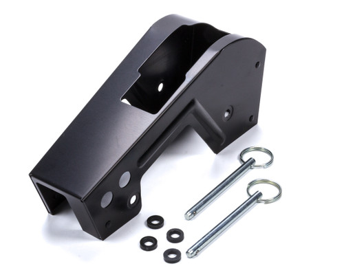 BLACK ANODIZED ALUMINUM COVER FOR QUARTER STICK SHIFTERS (W/ QUICK RELEASE PINS)