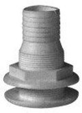 T. H. MARINE 6002018 1-1/2 Thru-Hull For Hose-White - T-H Marine Supply