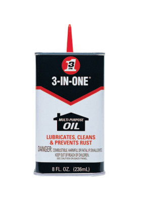 WD-40 10138 & #174 3-In-One & #174 Multi-Purpose Lubricant - 8 oz. Bottle -