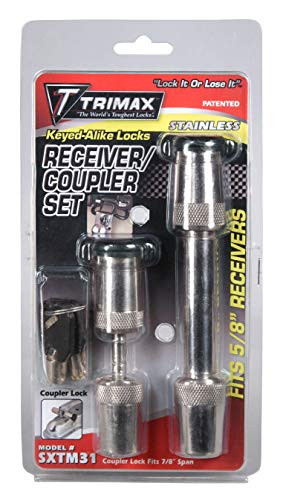 TRIMAX LOCKS255-SXTM31 RECEIVER AND COUPLER LOCK SET