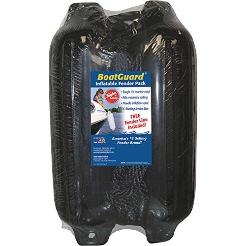 TAYLOR 31016B2P FENDER W/ROPE 6X20 BLK 2PK