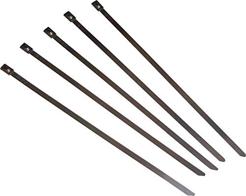 HELIX RACING PRODUCTS521-3040508 CABLE TIES 8 SS-BARB CLSP 5PK