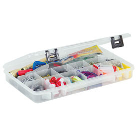 PLANO 493283 Plano ProLatch & #8482 StowAway & #174 Organizer 13 Fixed Compartment Box, 14"W x 9-1/8"D x 2"H,