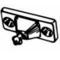 WHITECAP 5700800 WHIT DECK HINGE SIDE