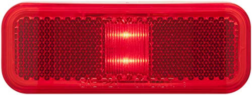 OPTRONICS MCL40RBP LED MARK;RECT;2 DIODE;2WIRE;RED;PLY