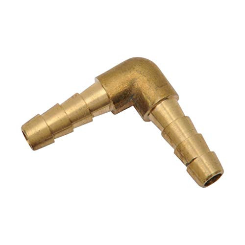 HELIX RACING PRODUCTS521-0532460 HOSE SPLICER BRASS 1/4 ELBOW