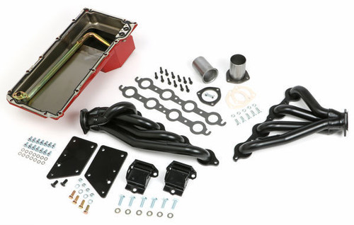 Trans-Dapt TDP42921 6467 CHEVELLE EL CAMINO OTHER ABODY / LS SWAP IN A BOX KIT UNCOATED HEADERS195964 PONTIAC ENGI
