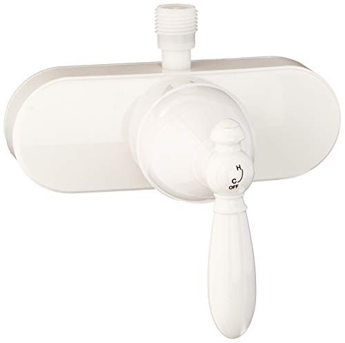 AMER BRASS 53VBWLVRE 4 SNGL LEVER  SHWR VLV WHITE NKL
