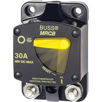BLUE SEA SYSTEMS 6032538 Blue Sea 187 - Series Thermal Circuit Breaker - 30Amp