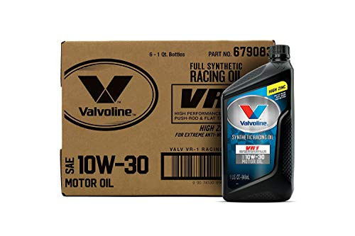 VALVOLINE 679083 VR1 SYN RACING 10W30 6 1QT CASE