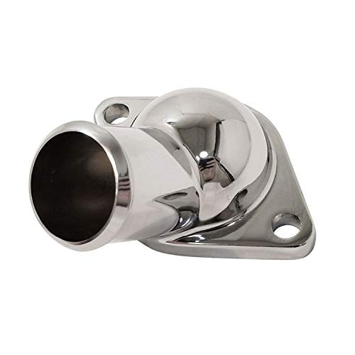 RACING POWER R9228 Company 45° Chrome Water Neck for Chevy V8