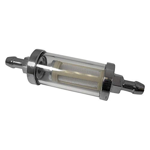 RACING POWER R4295 Fuel Filter (Large Red Top Single Port, 3/8" Npt Inlet/Outlet)