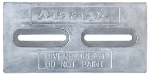 MARTYR ANODES194-CMDIVERZ 12X6X1/2 W/ SLOTTED HOLES