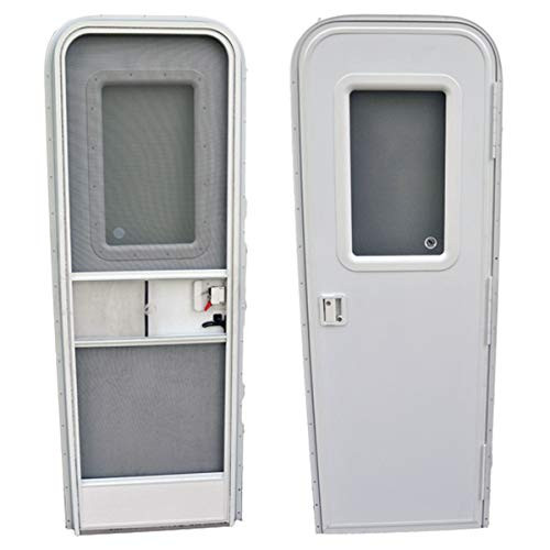 A P PRODUCTS 015217710 AP Products 015-217710 RV Radius Entrance Door - 28" x 72", Polar White