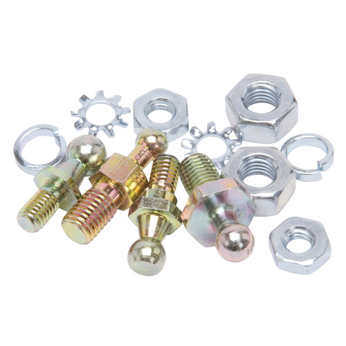 Edelbrock ede12413 Edelbrock Carb Throttle Ball Assortment Holley Service Parts Pack of 4