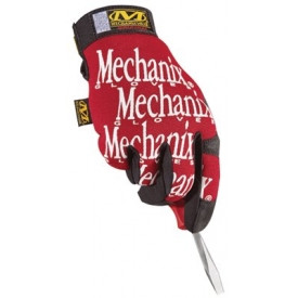 MECHNX B310442 MECHNX XL Original Full Finger Synthetic Leather, Spandex And Rubber Mechanics Gloves With Hook and Loop Cuff, Synthetic Leather Palm And Fingertips And Spandex Back