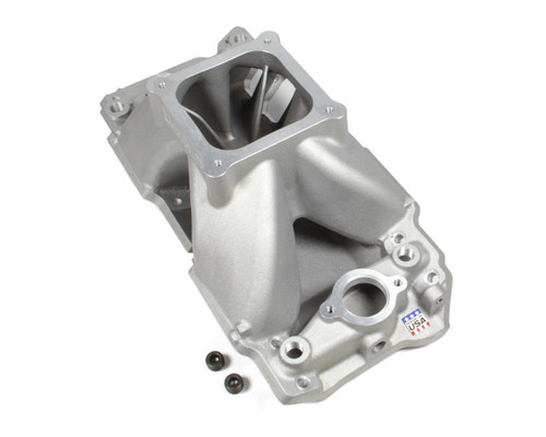 Edelbrock ede28962 Edelbrock Manifold BB Chevy Short Deck Super Victor II (565) CNC Port-Matched for 60409 CNC Heads