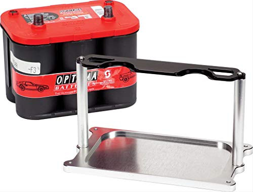 BILLET SPEC 248910 Battery Mount, Optima 34/78, Black/Clear Anodized