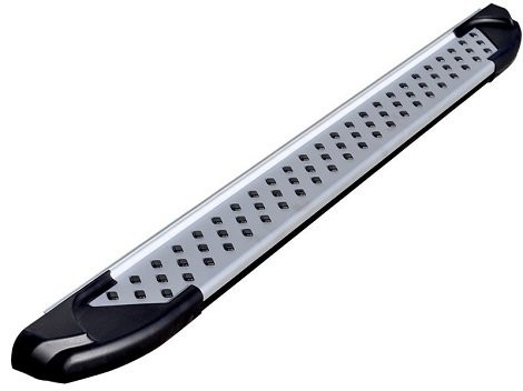 ROMIK USA 61309418 Romik Silver RAL Running Board for Jeep