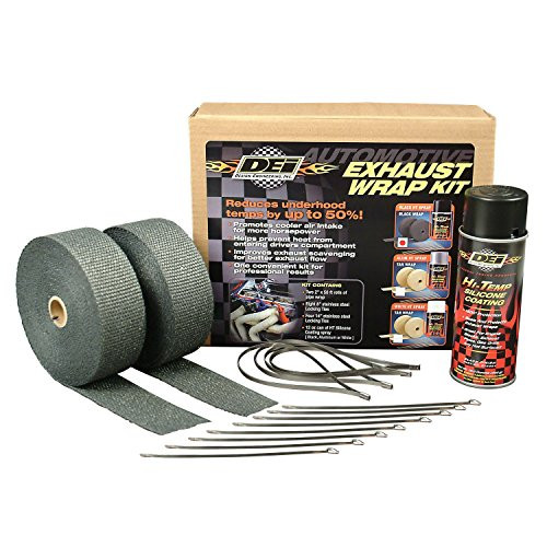 DESIGN ENG 10110 EXHAUST WRAP KIT BK