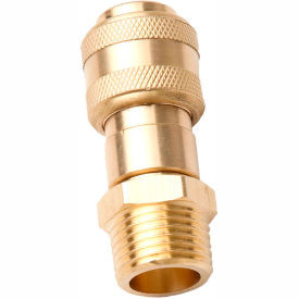 COUPLER 1/2IN MALE NPT PUSH TO CONNECT INDUSTRIAL STYLE 30 CFM BODY