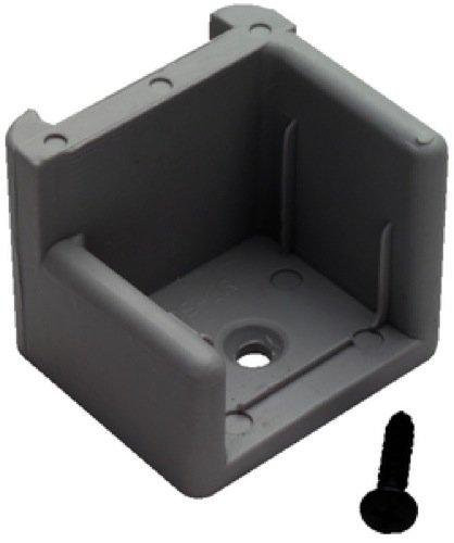 T-H MARINE232-DS1RDP DOOR STOP GRAY W/RIBS  RIGHT