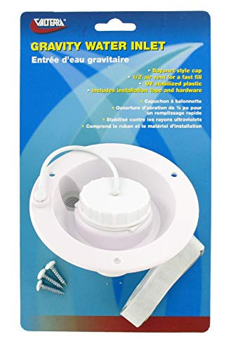 VALTERRA800-A012003VP WATER INLET GRAVITY WHT CARD