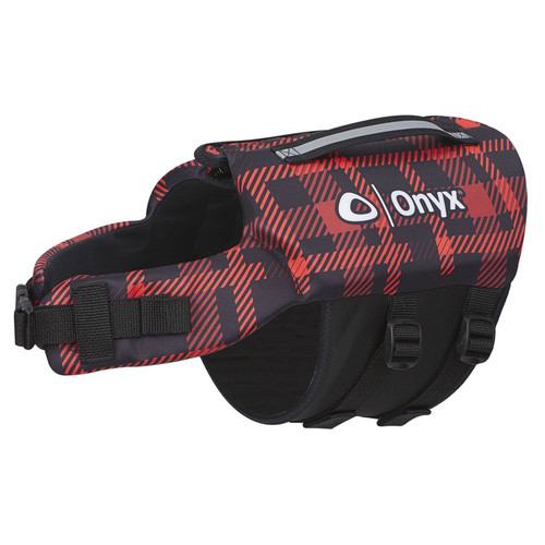 Full Throttle 157200-100-050-19 Neoprene Pet Vest - XL (Over 80 lbs.), Red Plaid