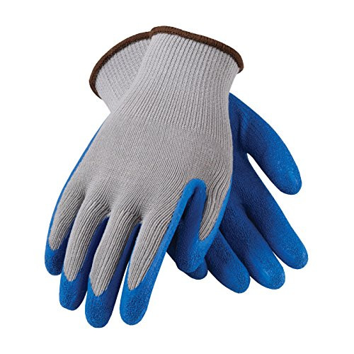 PIP 112-39-1310/M G-TEK 10G GR COT/POLY SHELL  BL. LATEX CRINKLE C