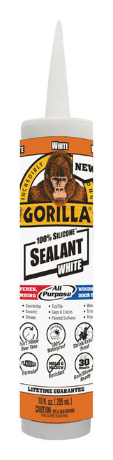 GORILLA CAULK WHT 10OZ