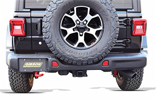 GIBSON EXHST 617308B Gibson Performance Exhaust Elite Cat-Back Single Exhaust System, Black Ceramic, 1 Pack