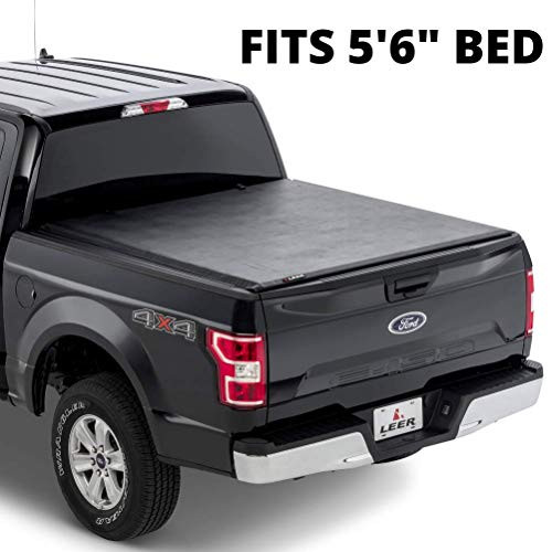 LEER 610112 SR250 | Fits 2015+ Ford F-150 with 5.6 FT Bed | Sturdy, Easy Install, Soft Rolling Truck Bed Tonneau Cover |