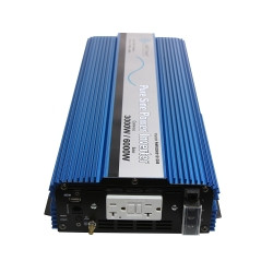 AIMS Power AIMPWRI300012120S Pure Sine Inverter, 3000 Watt Continuous Power, 6000 Watt Surge Peak Power, 12 Volt DC Input, Pure Sine Wave, GFCI Outlet, AC Direct Connect Terminal Block