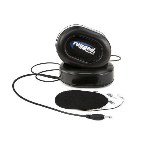 Rugged Radios RGRPRO-POD ALPHA AUDIO SPEAKER GEL EAR PODS WITH VELCRO MOUNTING & MONO 3.5MM CORD