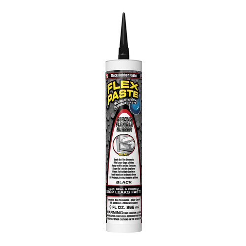 RUBBER PASTE BLACK 9OZ