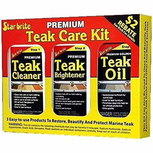 STARBRITE 81216 TEAK CARE KIT PINT