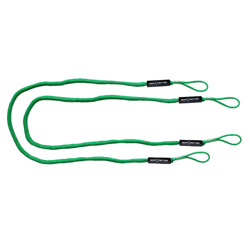 Extreme Max 3006.3092 BoatTector Bungee Dock Line Value 2-Pack - 8, Green