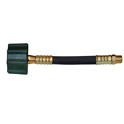 A P PRODUCTS MER425NL12 Marshall Excelsior Non-Leaching LP Hose Type 1 Acme x 1/4" Inverted Flare - 12"