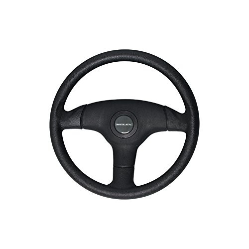 UFLEX216-V60 STEERING WHEEL-BLACK 3-SPOKE