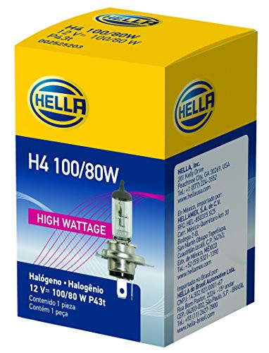 HELLA H410080W H4 100 BULB 12V 100/80W P