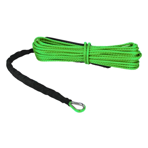 Extreme Max 5600.3224 The Devils Hair Synthetic ATV / UTV Winch Rope - Lime Green