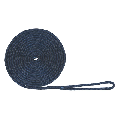 Extreme Max 3006.2927 BoatTector Double Braid Nylon Dock Line - 3/8 x 15, Navy