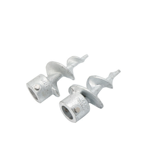 Extreme Max 3006.6851 Galvanized Auger Foot for Dock Post - 1-1/4, Set of 2