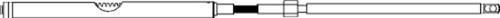 UFLEX216-M86X16 CABLE STEERING 16 FT RACK