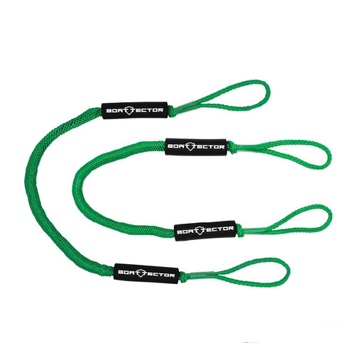Extreme Max 3006.2768 BoatTector Bungee Dock Line Value 2-Pack - 6, Green