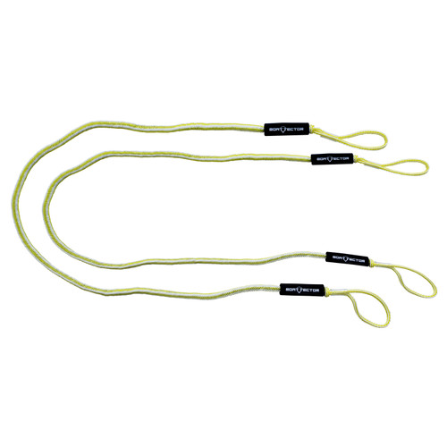 Extreme Max 3006.3078 BoatTector Bungee Dock Line Value 2-Pack - 8, Yellow