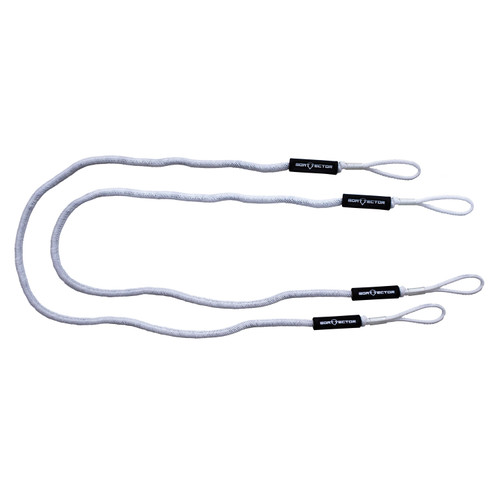 Extreme Max 3006.3039 BoatTector Bungee Dock Line Value 2-Pack - 7, White